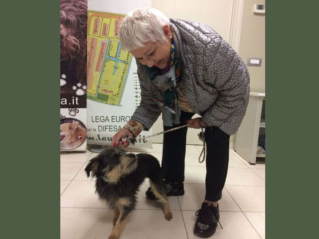 Linus con la mamma